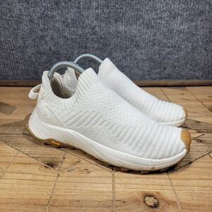 MERRELL Embark Moc Womens Size 8 Comfort Shoe White Slip On Trail Shoes